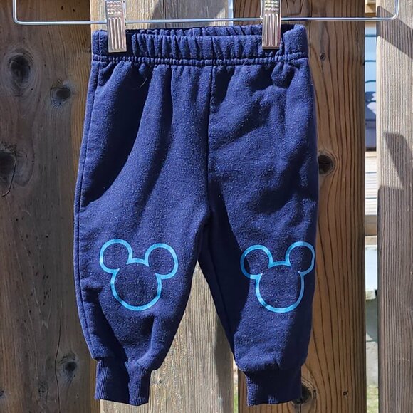 ADORABLE Disney Baby Mickey Knee Graphic 3-6 Months Baby Sweat Pants - Picture 1 of 4